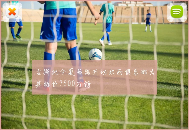 古斯托今夏或离开切尔西俱乐部为其标价7500万镑